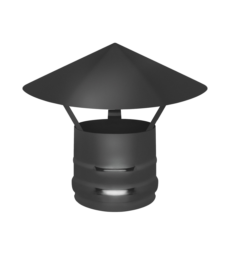 Зонт BLACK (AISI 430/0,5мм) д.115 — Торговый дом “Банный мир”